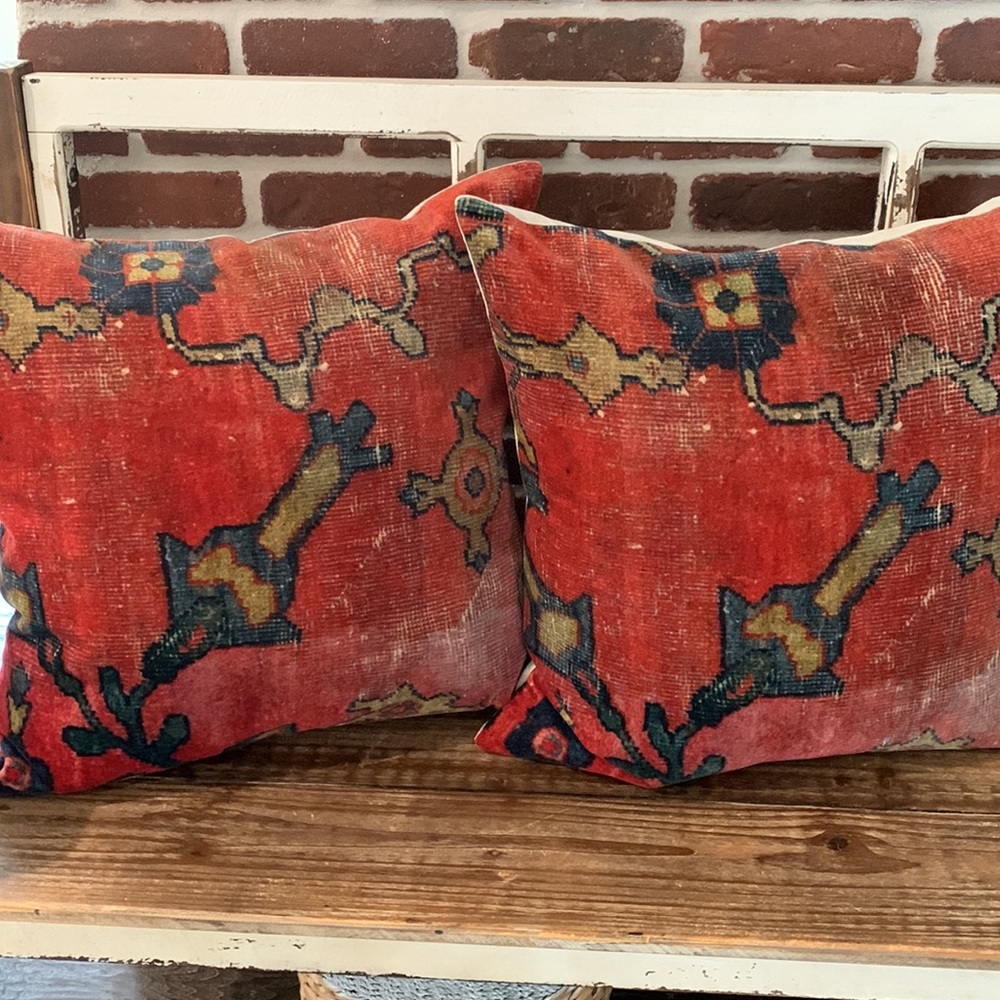 Pottery Barn Dara Velvet Pillows (set of 2)